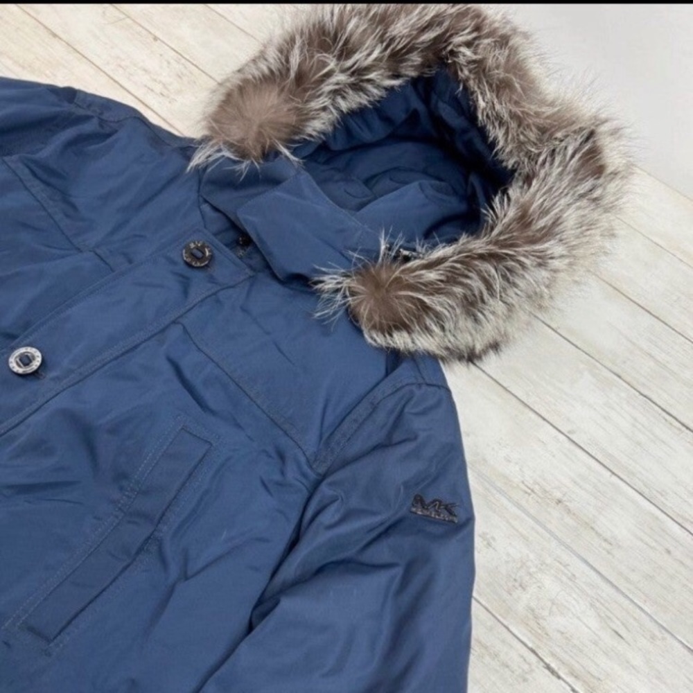 NWOT! MK Fur Collar Parka - Picture 9 of 15